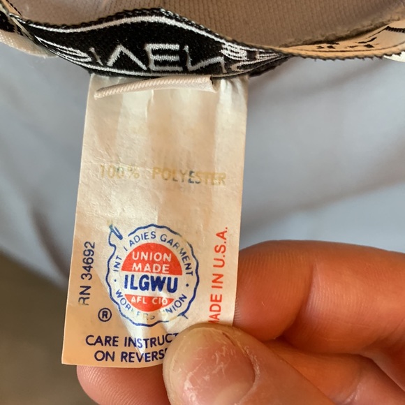 Vintage Rare  Givenchy Sport Pastel Blue 70's Pants Size 8 - Picture 5 of 7